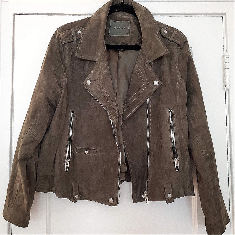 Blank NYC Suede Motojacket ,size 1X